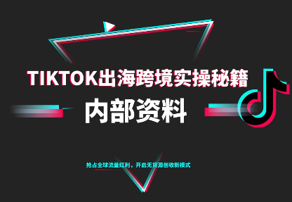 TikTok跨境电商0-1搭建运营(更新10月)-盈科项目资源网