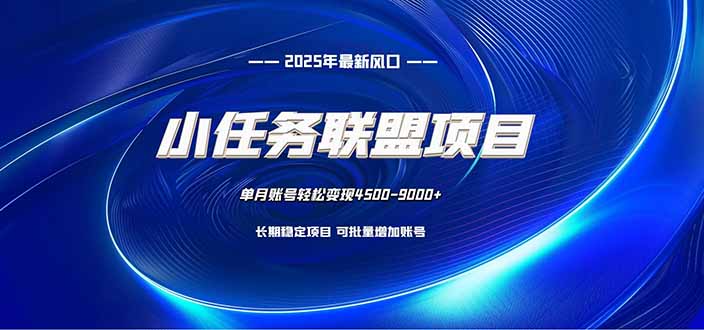 小任务联盟项目：一台电脑每天只需10分钟，轻松简单稳定-盈科项目资源网