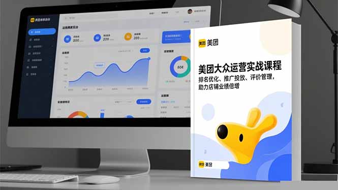 美团大众运营实战课程，排名优化、推广投放、评价管理，助力店铺业绩倍增-盈科项目资源网